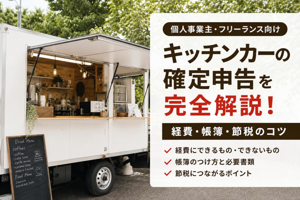 キッチンカーの確定申告を完全解説！経費・帳簿・節税のコツ_キッチンカー製作あいあんクック
